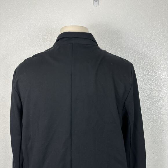 Old Navy Blazer Womens XXL Black Double Weave Classic Office Preppy Minimalist - Picture 7 of 12
